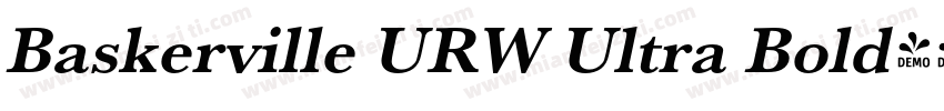 Baskerville URW Ultra Bold字体转换